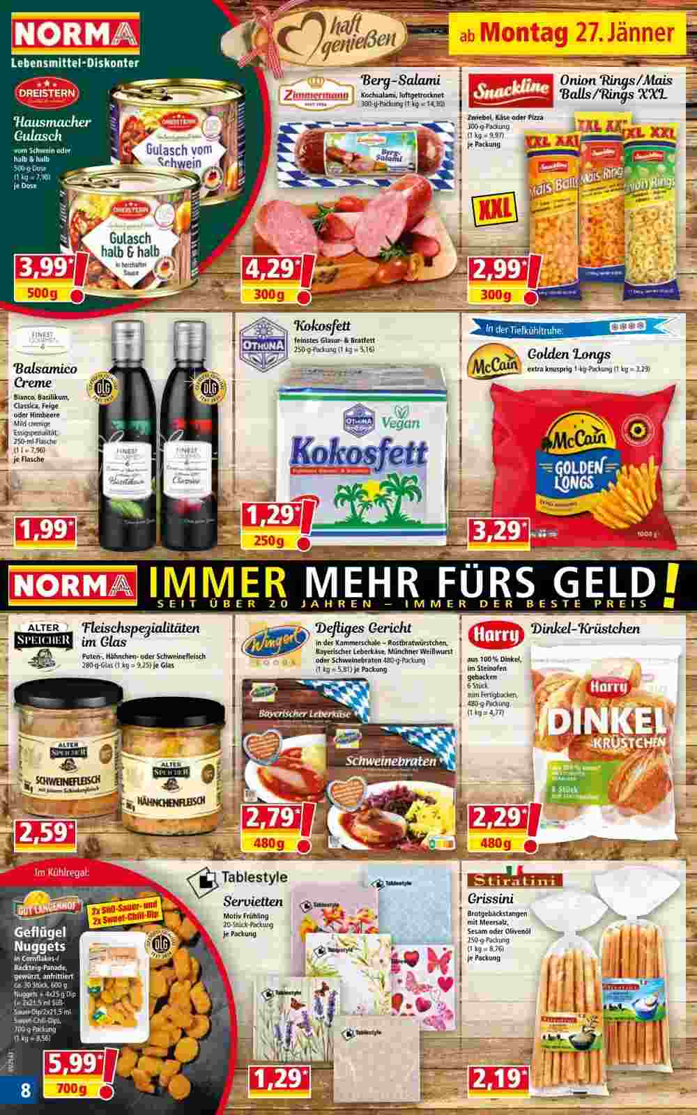 Norma Flugblatt (ab 27.01.2025) - Angebote und Prospekt - Seite 8