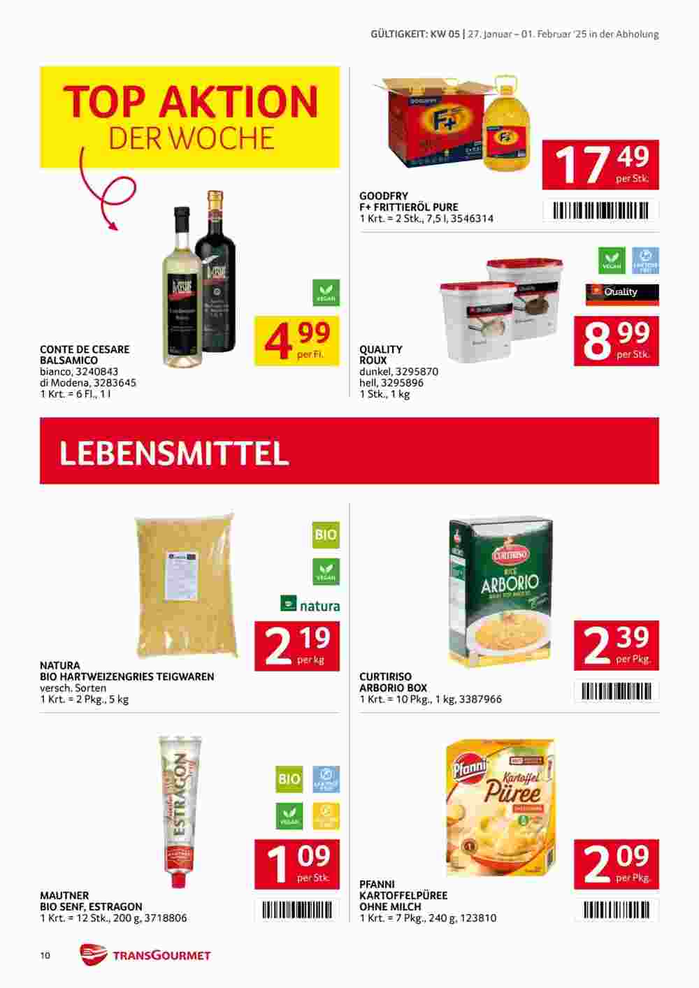 Transgourmet Flugblatt (ab 27.01.2025) - Angebote und Prospekt - Seite 10