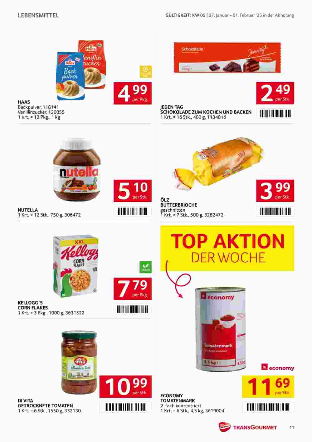 Transgourmet Flugblatt (ab 27.01.2025) - Angebote und Prospekt - Seite 11