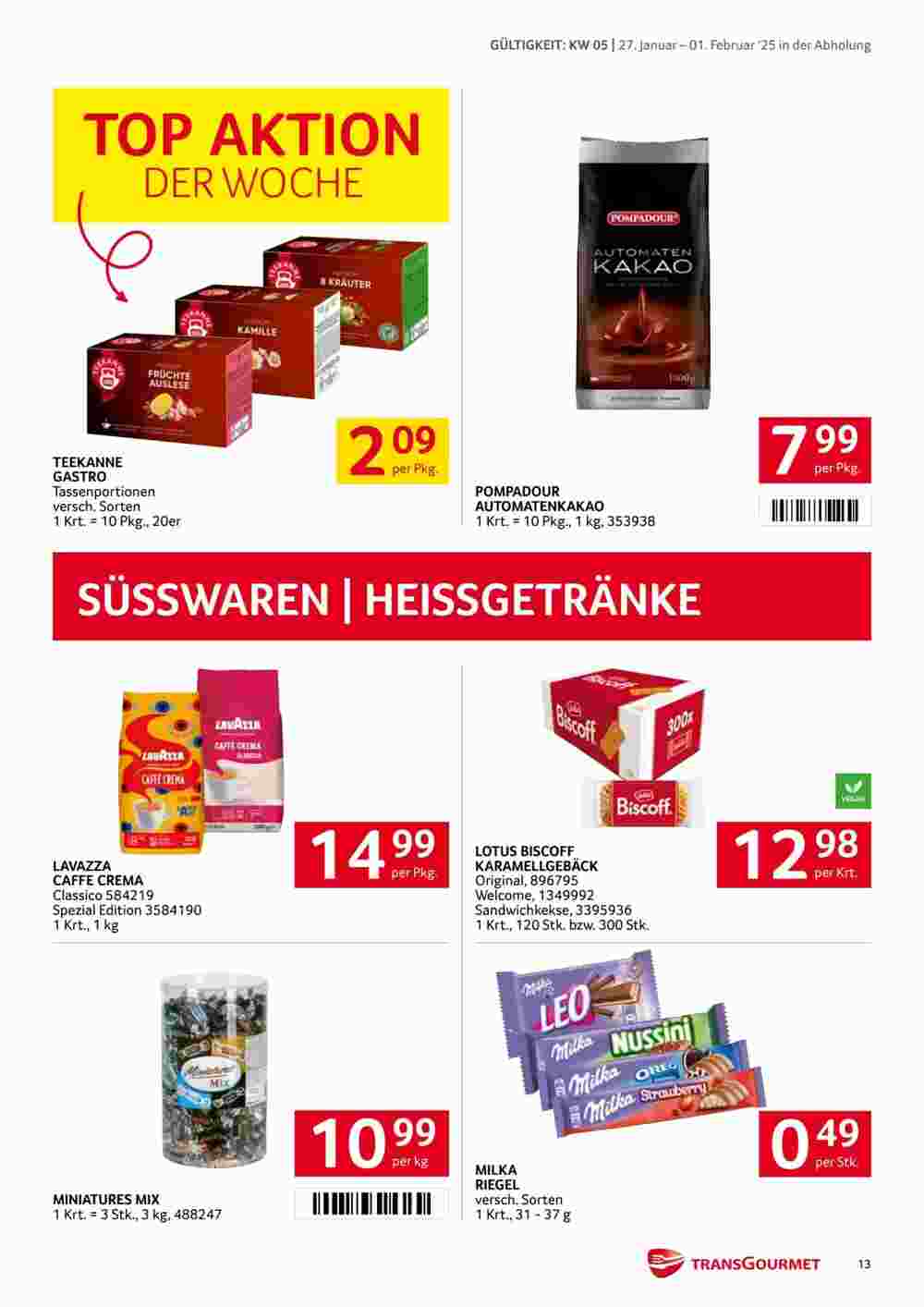 Transgourmet Flugblatt (ab 27.01.2025) - Angebote und Prospekt - Seite 13