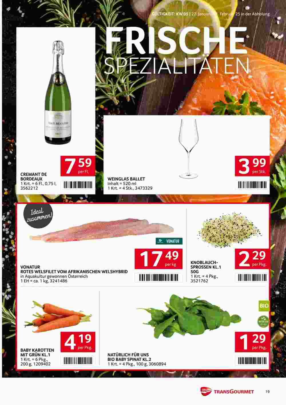 Transgourmet Flugblatt (ab 27.01.2025) - Angebote und Prospekt - Seite 19