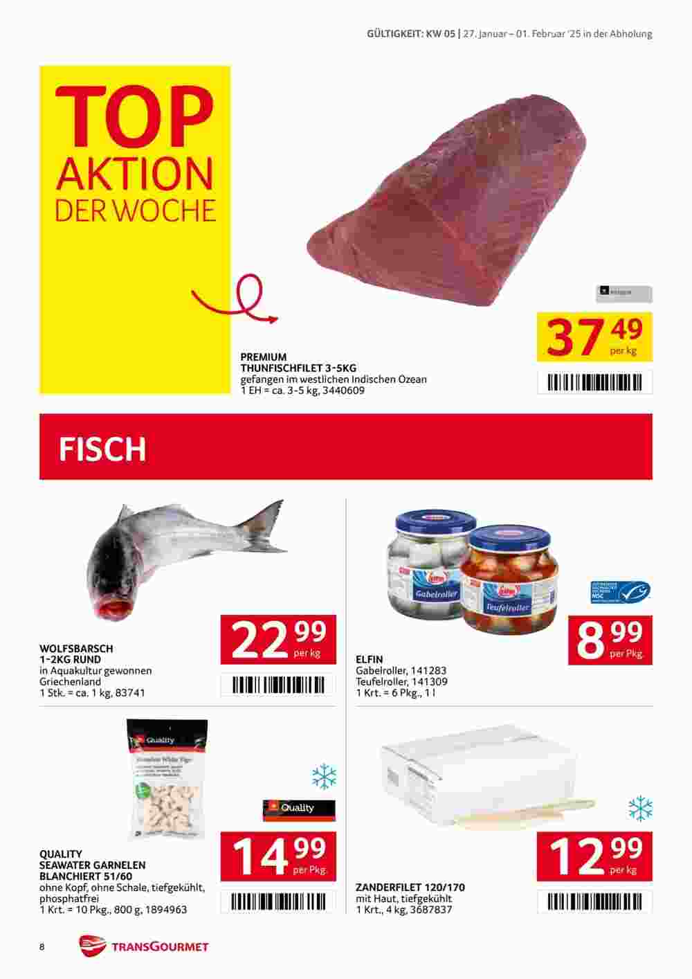 Transgourmet Flugblatt (ab 27.01.2025) - Angebote und Prospekt - Seite 8