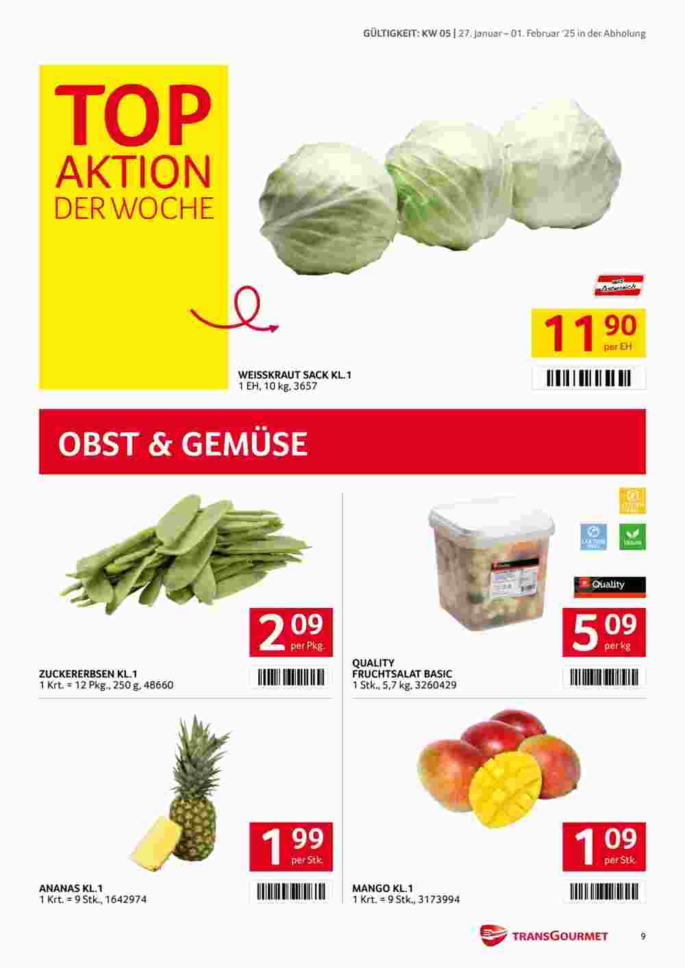 Transgourmet Flugblatt (ab 27.01.2025) - Angebote und Prospekt - Seite 9