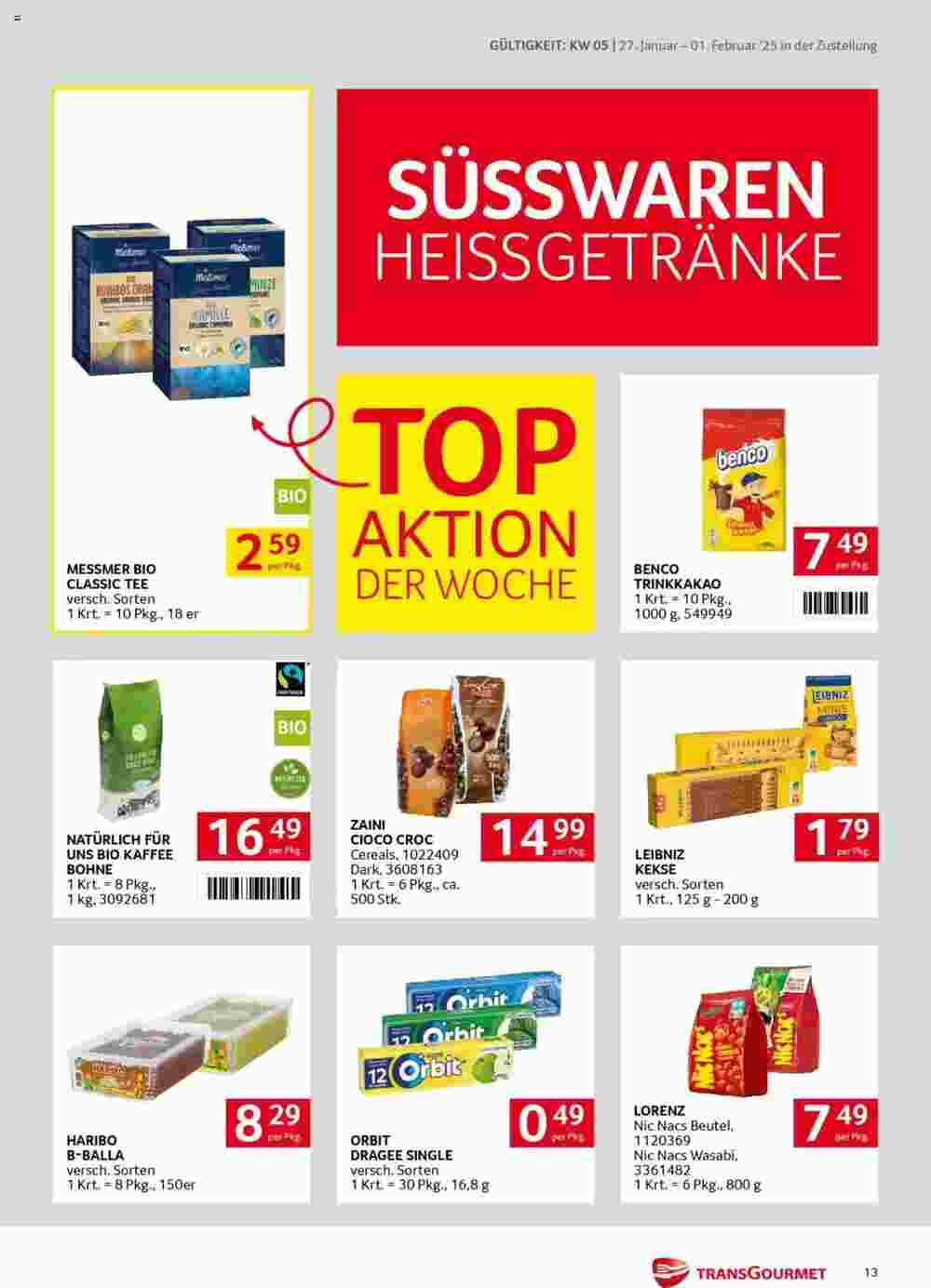 Transgourmet Flugblatt (ab 27.01.2025) - Angebote und Prospekt - Seite 13