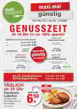 Maximarkt Flugblatt (ab 27.01.2025) - Angebote und Prospekt