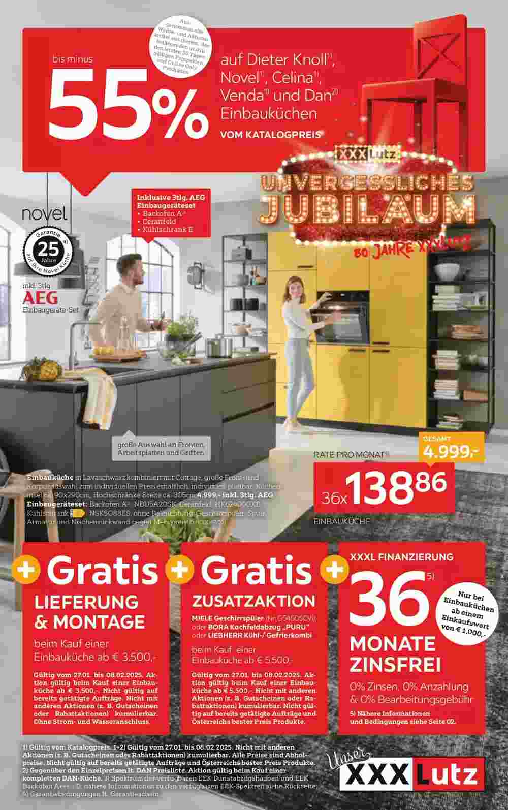 XXXLutz Flugblatt (ab 27.01.2025) - Angebote und Prospekt - Seite 1