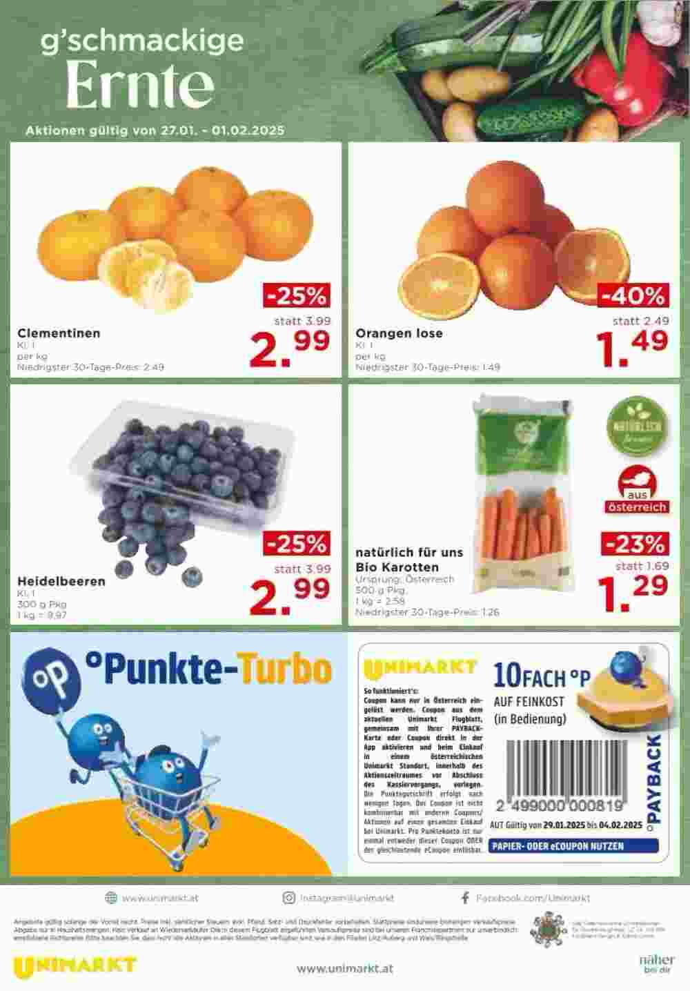 Unimarkt Flugblatt (ab 29.01.2025) - Angebote und Prospekt - Seite 12