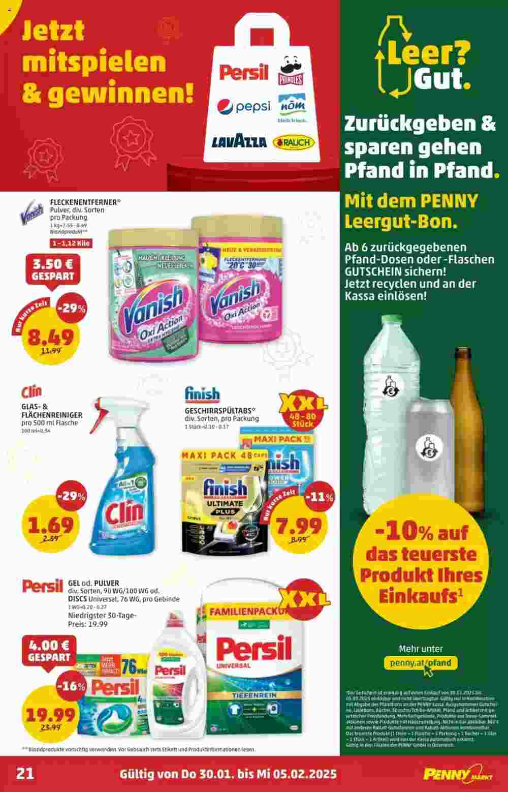 PENNY Flugblatt (ab 30.01.2025) - Angebote und Prospekt - Seite 21