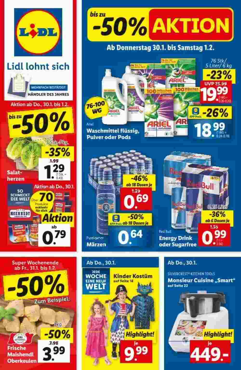 Lidl Flugblatt (ab 30.01.2025) - Angebote und Prospekt - Seite 1