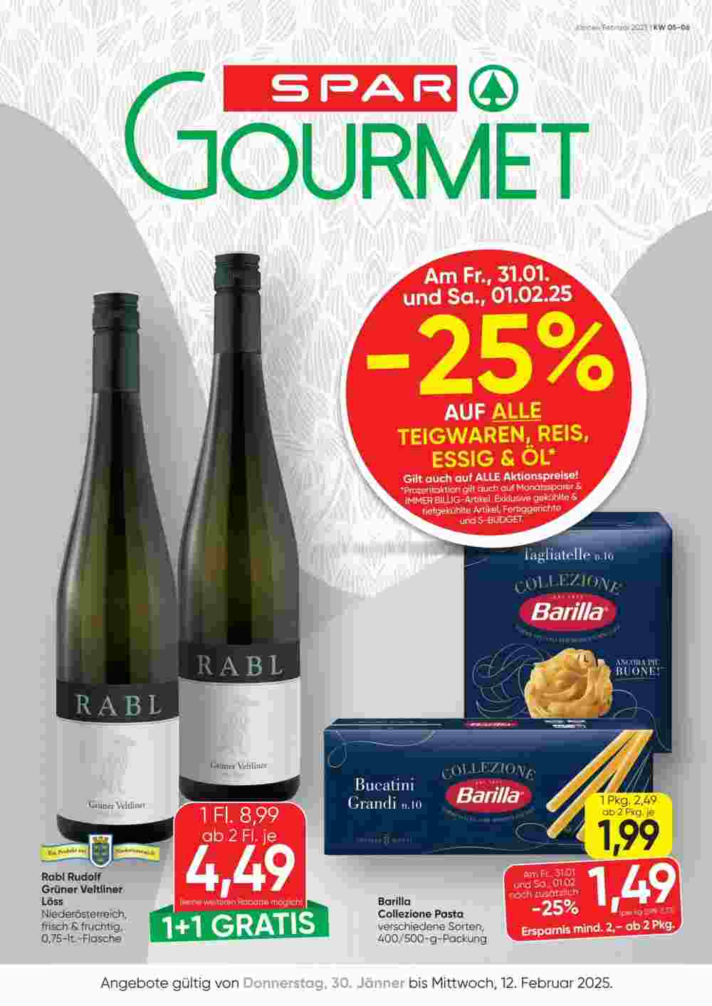 SPAR Gourmet Flugblatt (ab 30.01.2025) - Angebote und Prospekt - Seite 1