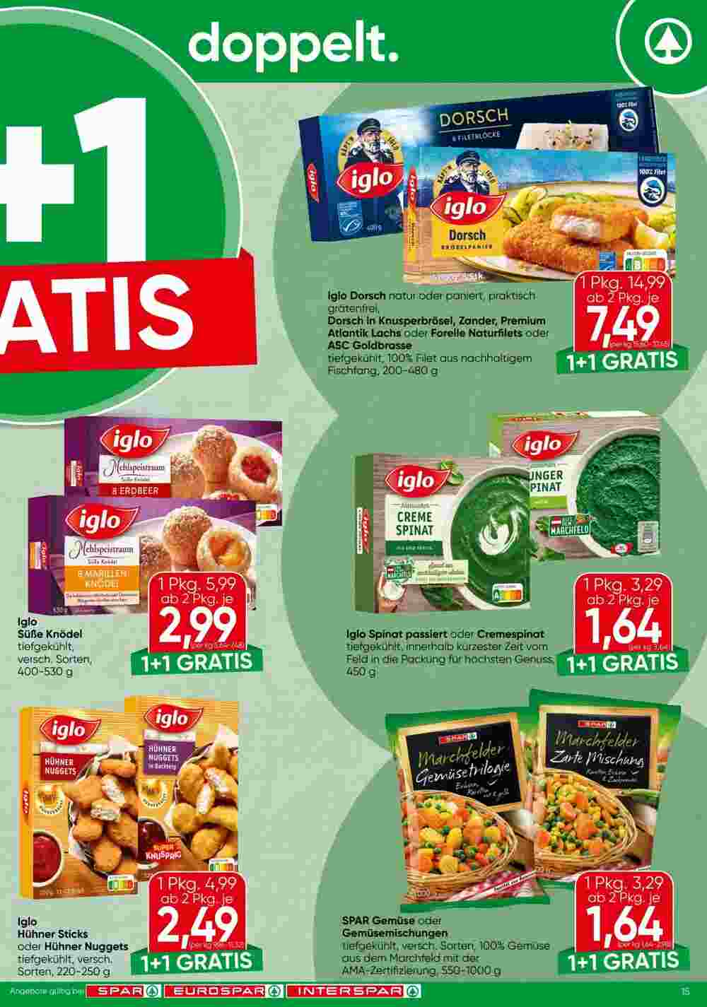 Spar Flugblatt (ab 30.01.2025) - Angebote und Prospekt - Seite 15