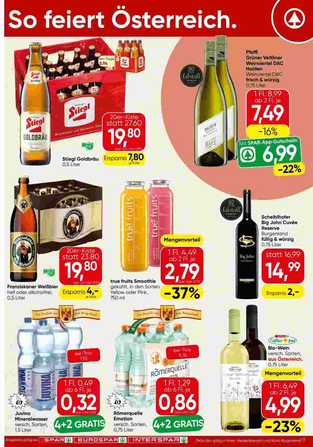 Spar Flugblatt (ab 30.01.2025) - Angebote und Prospekt - Seite 17