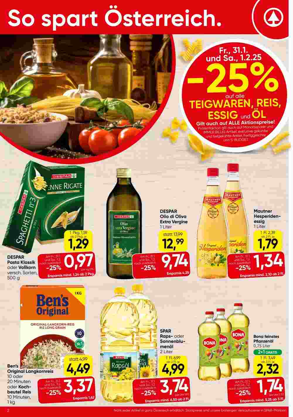 Spar Flugblatt (ab 30.01.2025) - Angebote und Prospekt - Seite 2