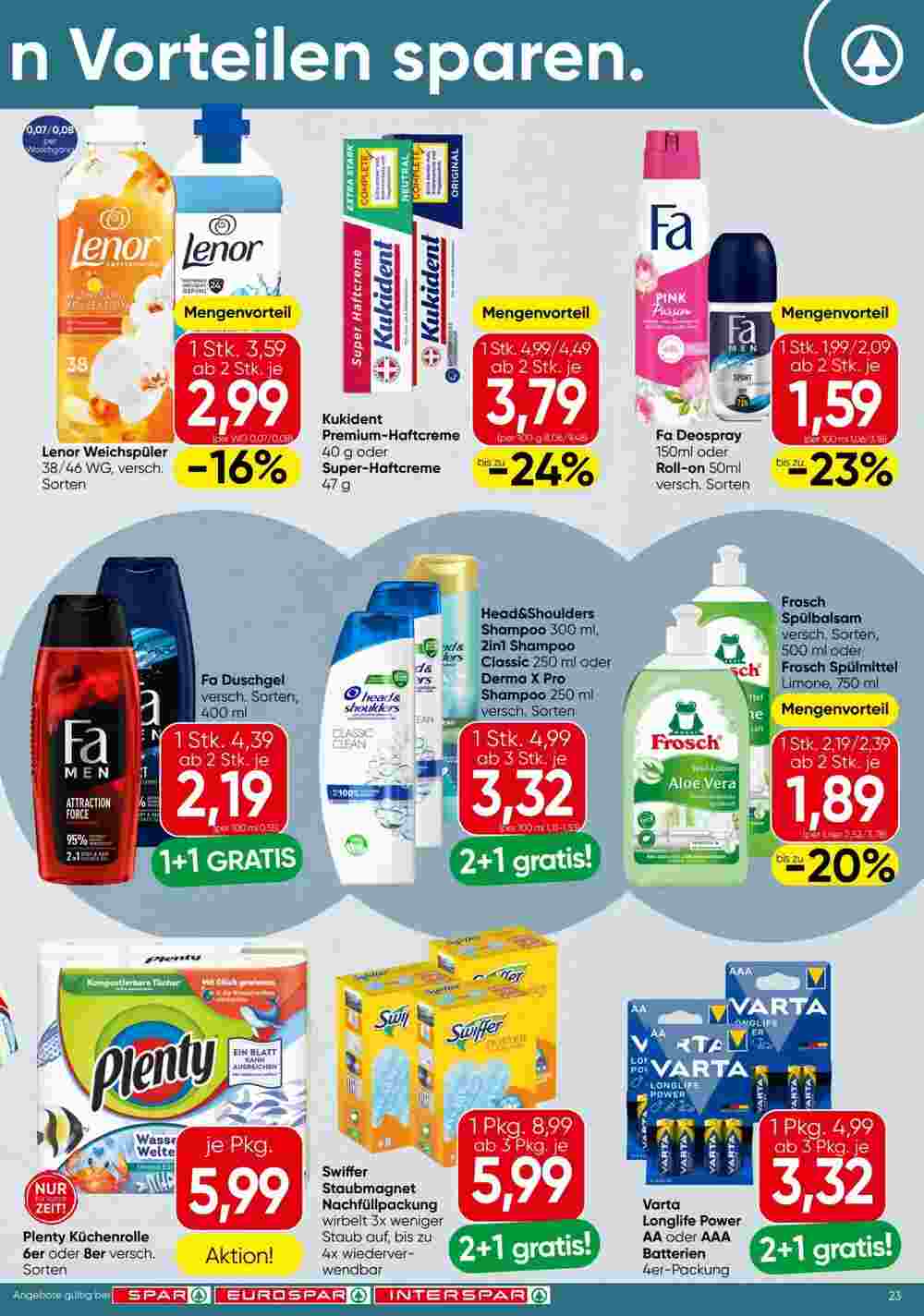 Spar Flugblatt (ab 30.01.2025) - Angebote und Prospekt - Seite 23