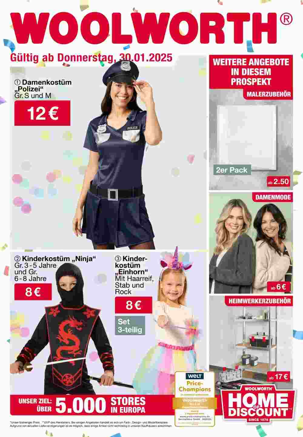 Woolworth Flugblatt (ab 30.01.2025) - Angebote und Prospekt - Seite 1