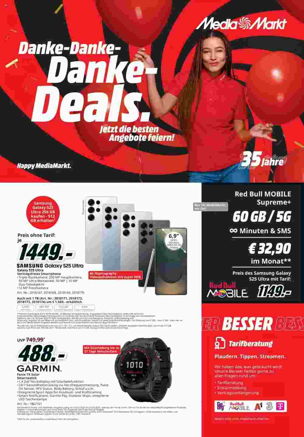 Media Markt Flugblatt (ab 02.02.2025) - Angebote und Prospekt - Seite 1