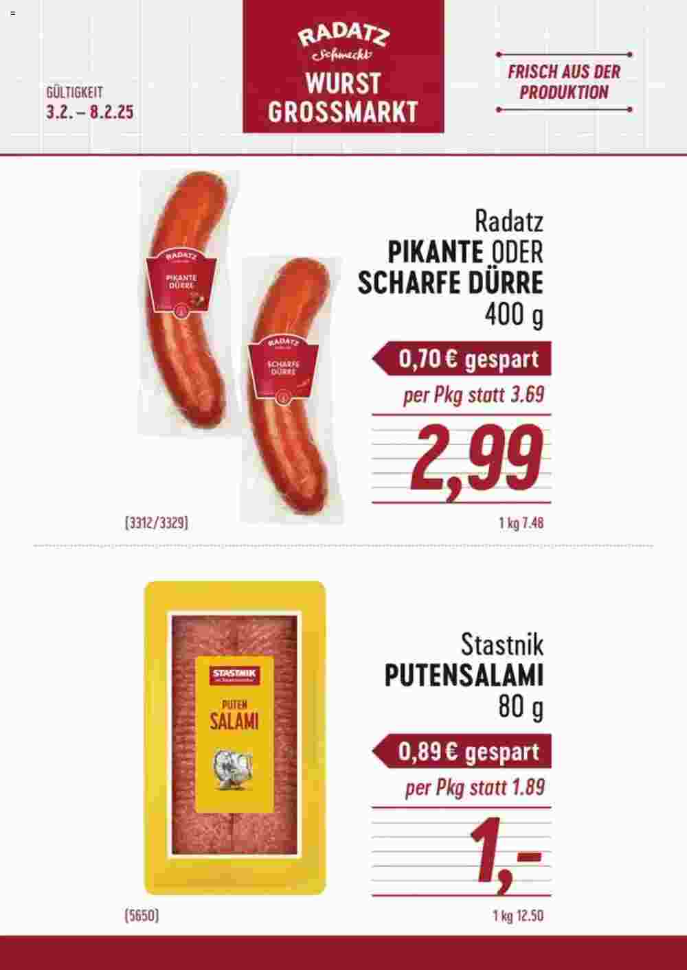 Radatz Flugblatt (ab 03.02.2025) - Angebote und Prospekt - Seite 1