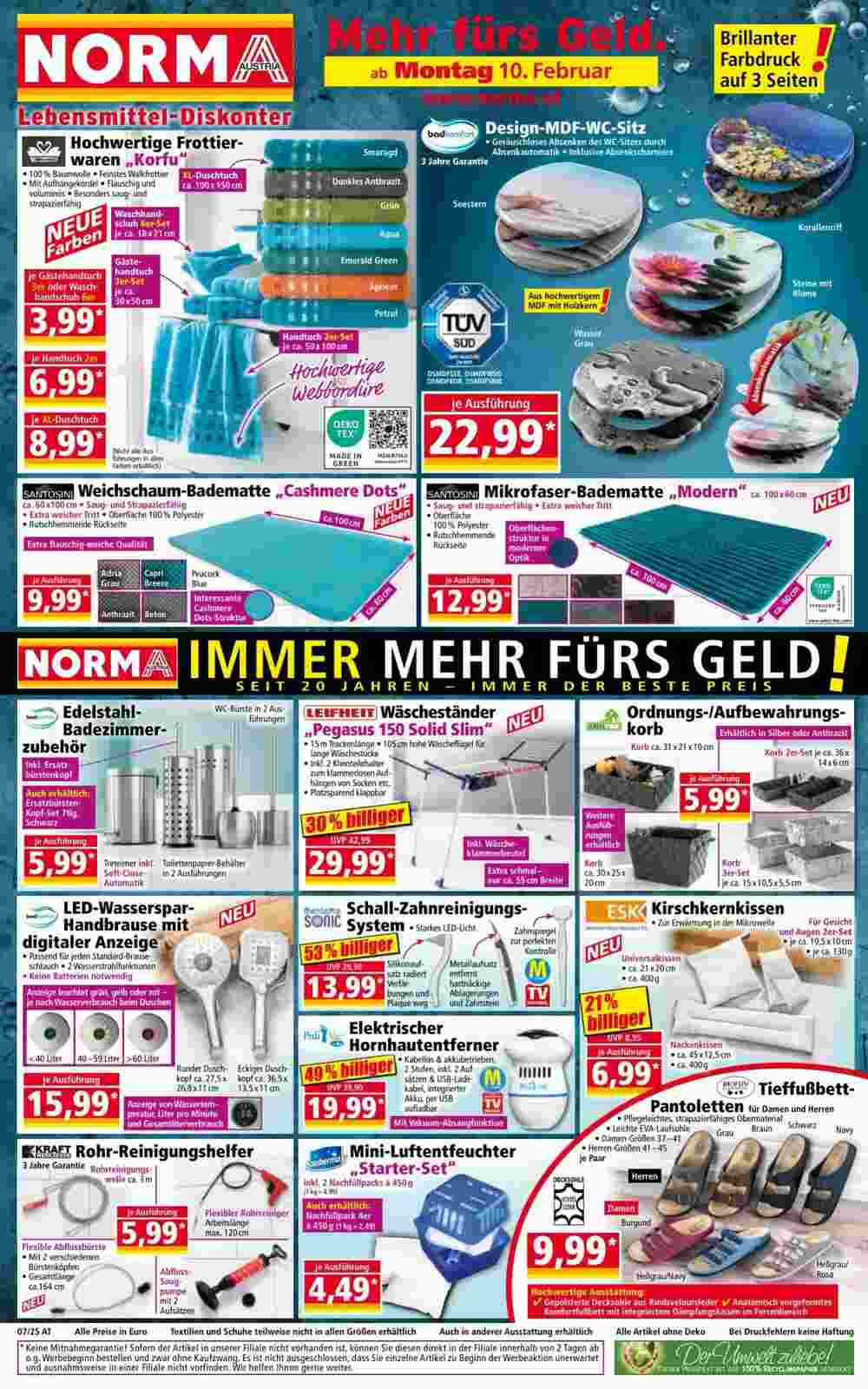 Norma Flugblatt (ab 10.02.2025) - Angebote und Prospekt - Seite 1