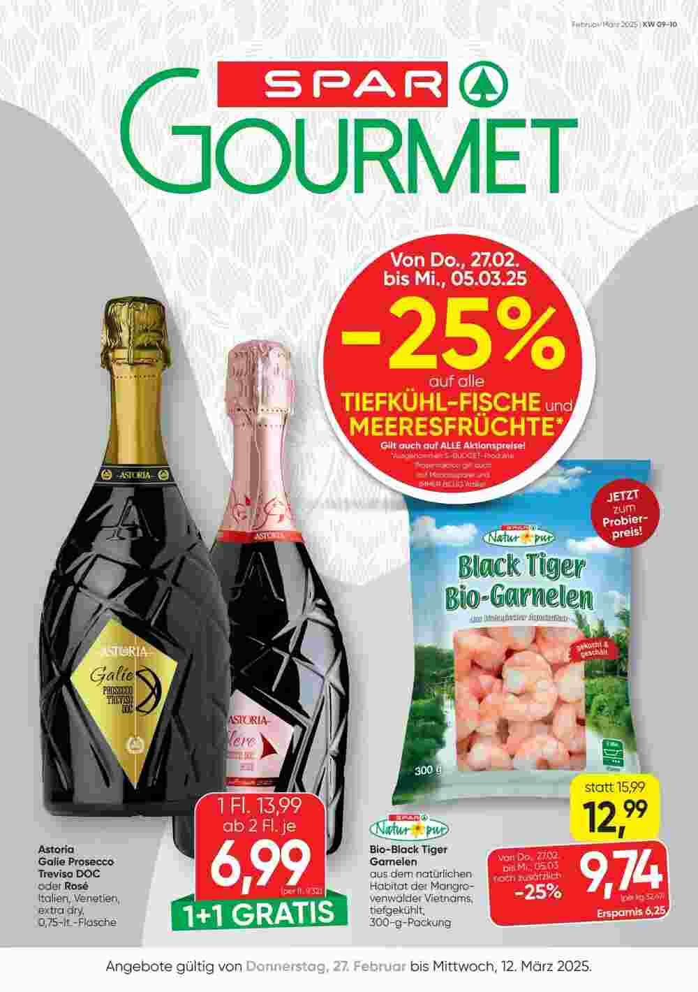 SPAR Gourmet Flugblatt (ab 27.02.2025) - Angebote und Prospekt - Seite 1