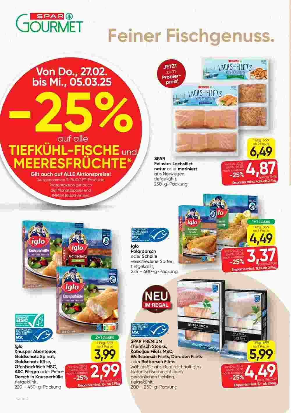 SPAR Gourmet Flugblatt (ab 27.02.2025) - Angebote und Prospekt - Seite 2