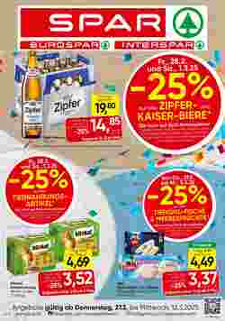 Spar Flugblatt (ab 27.02.2025) - Angebote und Prospekt