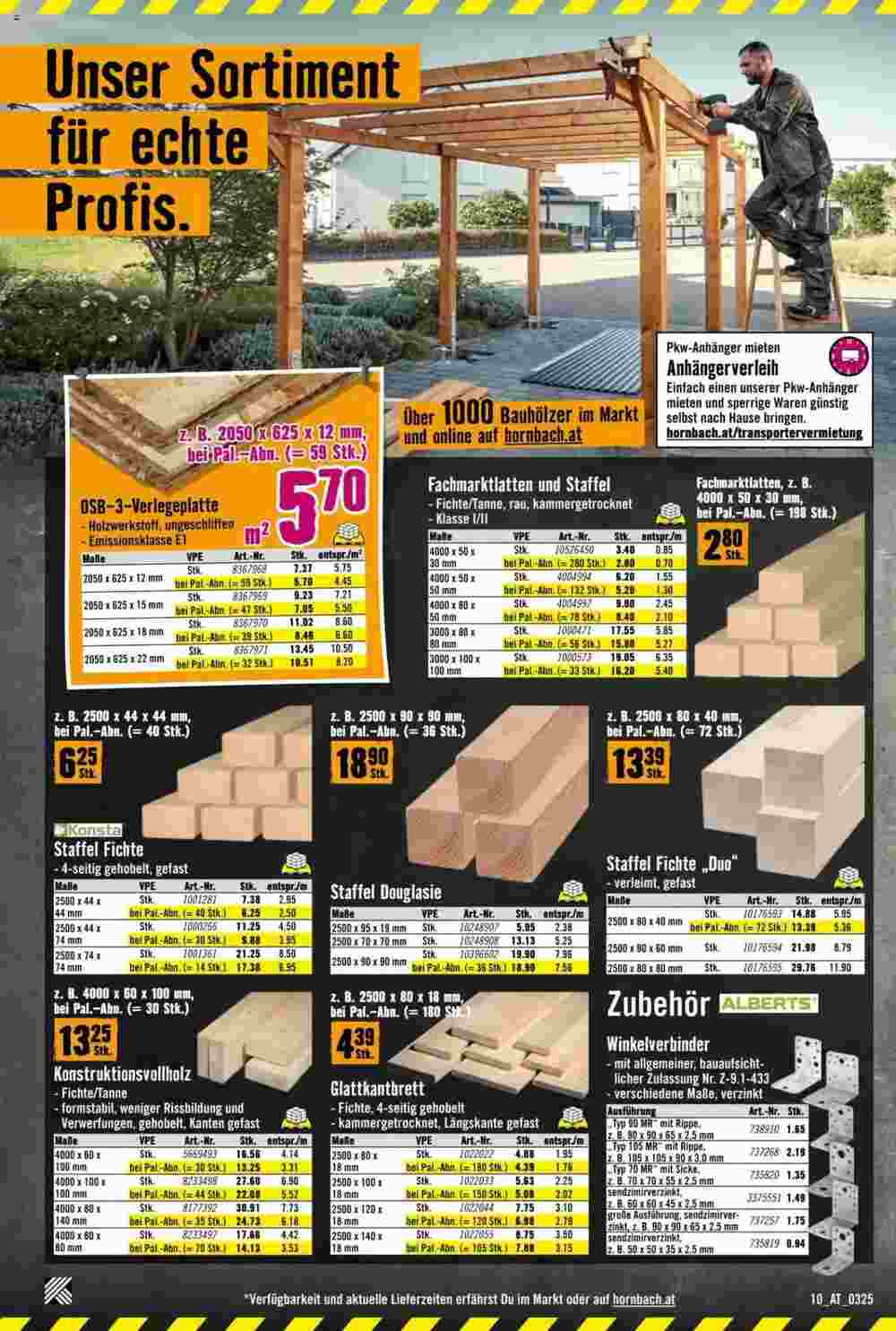 Hornbach Flugblatt (ab 04.03.2025) - Angebote und Prospekt - Seite 10