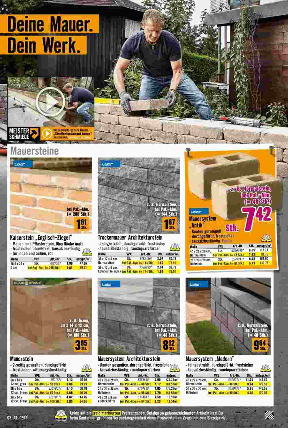 Hornbach Flugblatt (ab 04.03.2025) - Angebote und Prospekt - Seite 3