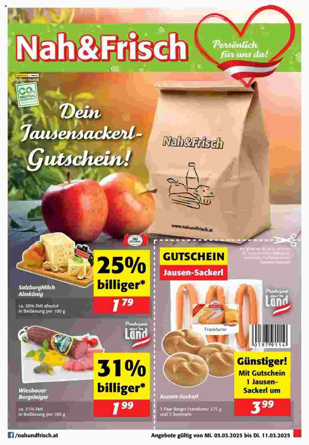 Nah&Frisch Flugblatt (ab 05.03.2025) - Angebote und Prospekt - Seite 1