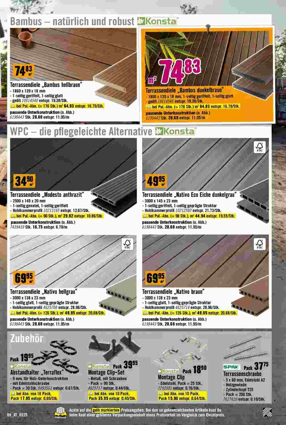 Hornbach Flugblatt (ab 05.03.2025) - Angebote und Prospekt - Seite 9