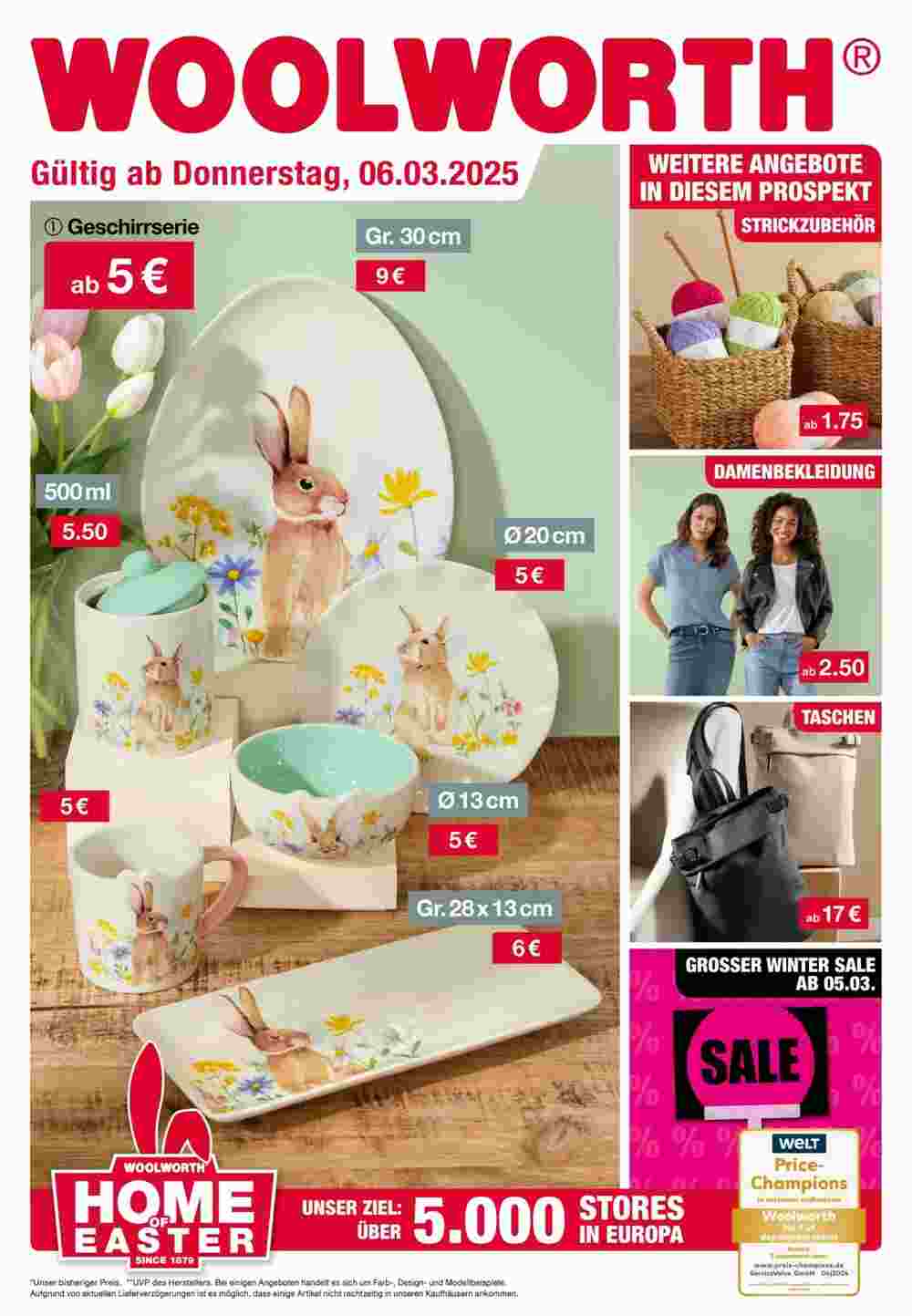 Woolworth Flugblatt (ab 06.03.2025) - Angebote und Prospekt - Seite 1