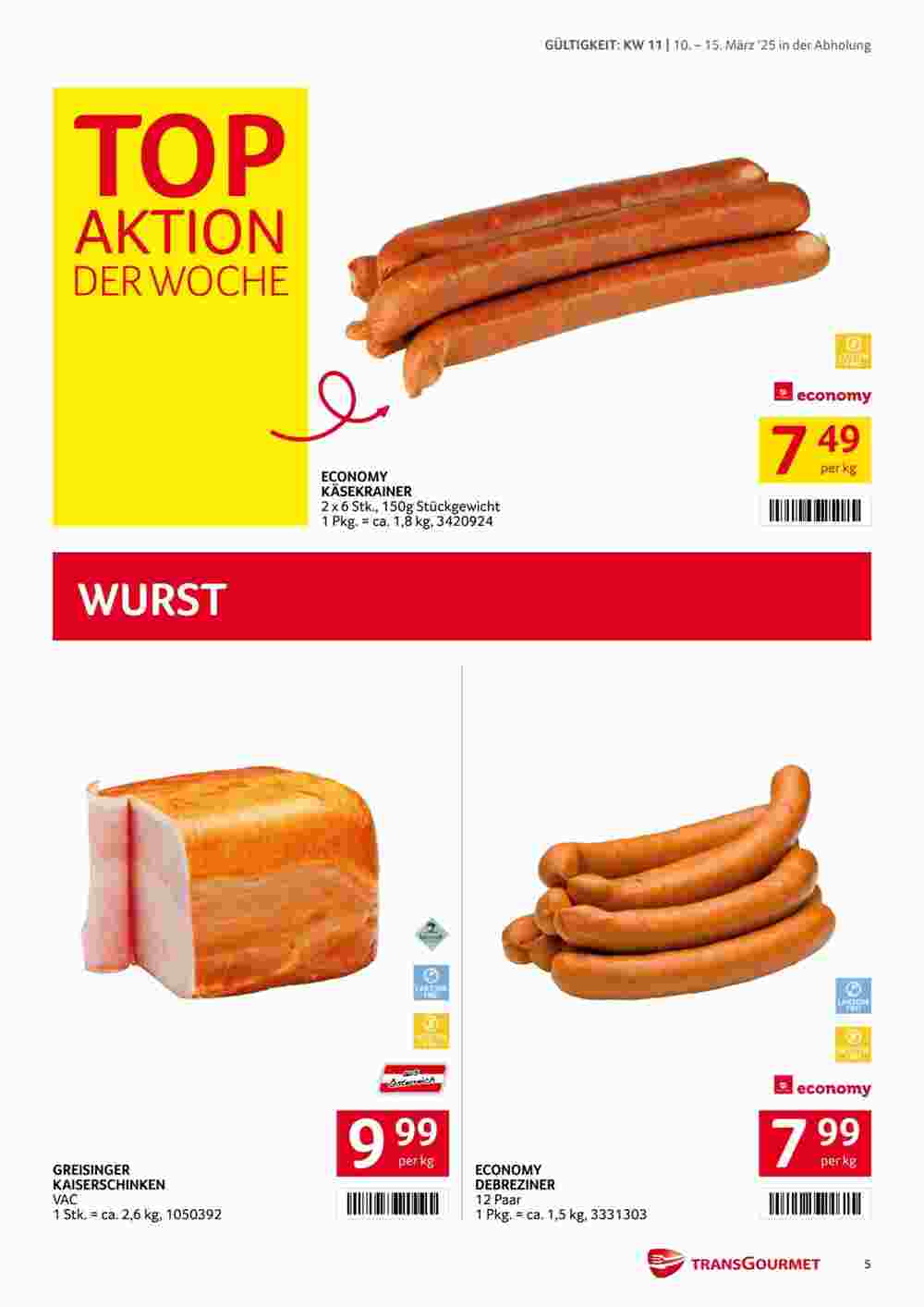 Transgourmet Flugblatt (ab 10.03.2025) - Angebote und Prospekt - Seite 5