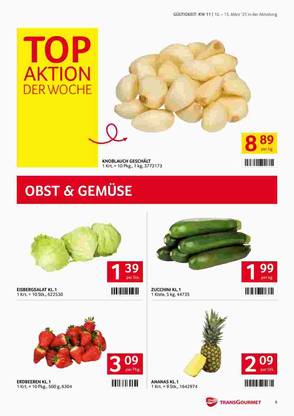 Transgourmet Flugblatt (ab 10.03.2025) - Angebote und Prospekt - Seite 9