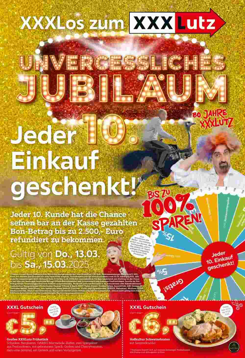 XXXLutz Flugblatt (ab 11.03.2025) - Angebote und Prospekt - Seite 1