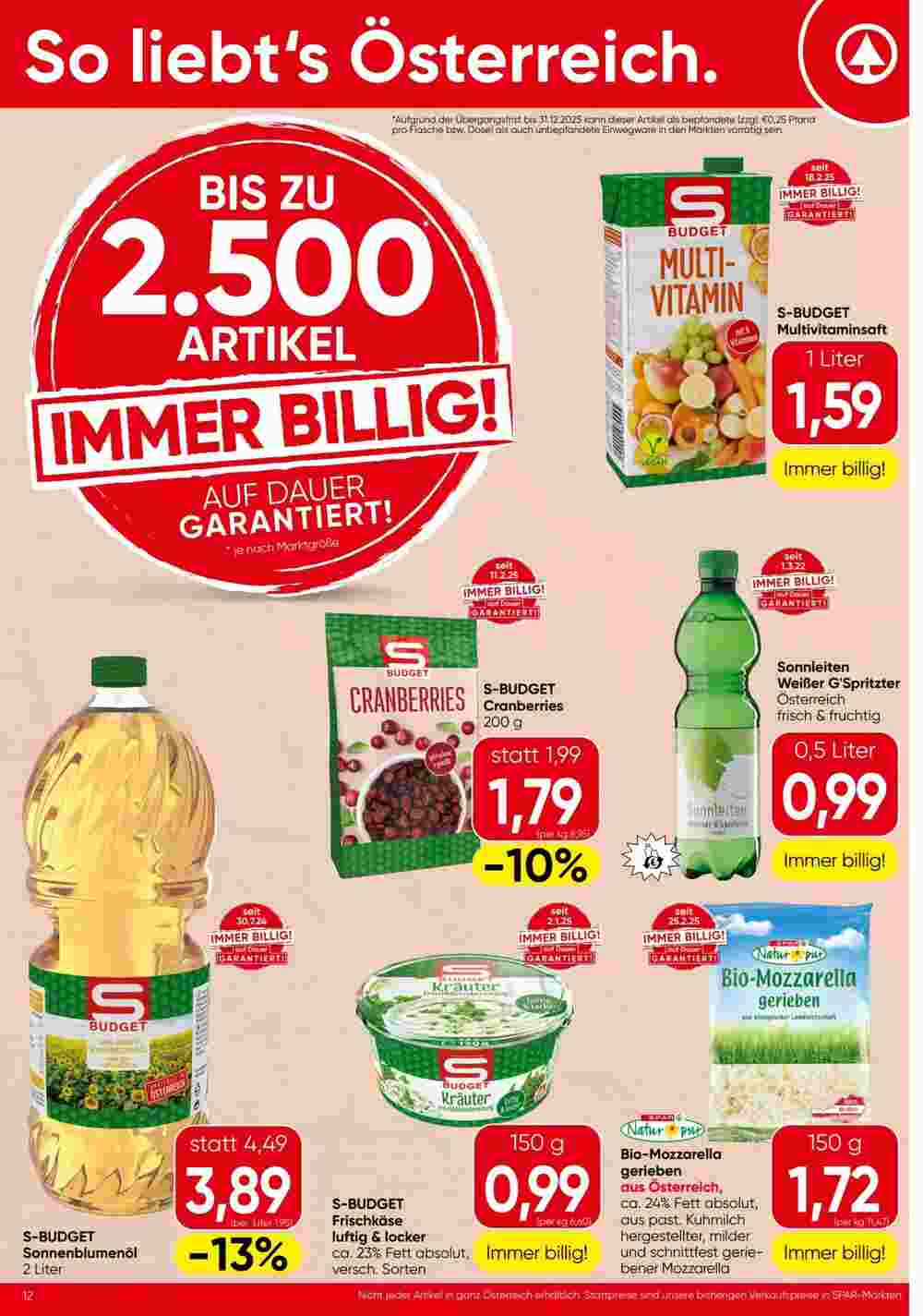 Spar Flugblatt (ab 13.03.2025) - Angebote und Prospekt - Seite 12