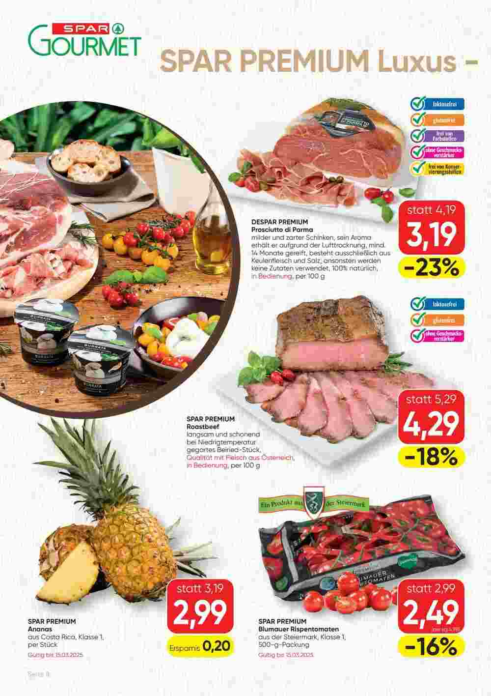 SPAR Gourmet Flugblatt (ab 13.03.2025) - Angebote und Prospekt - Seite 8