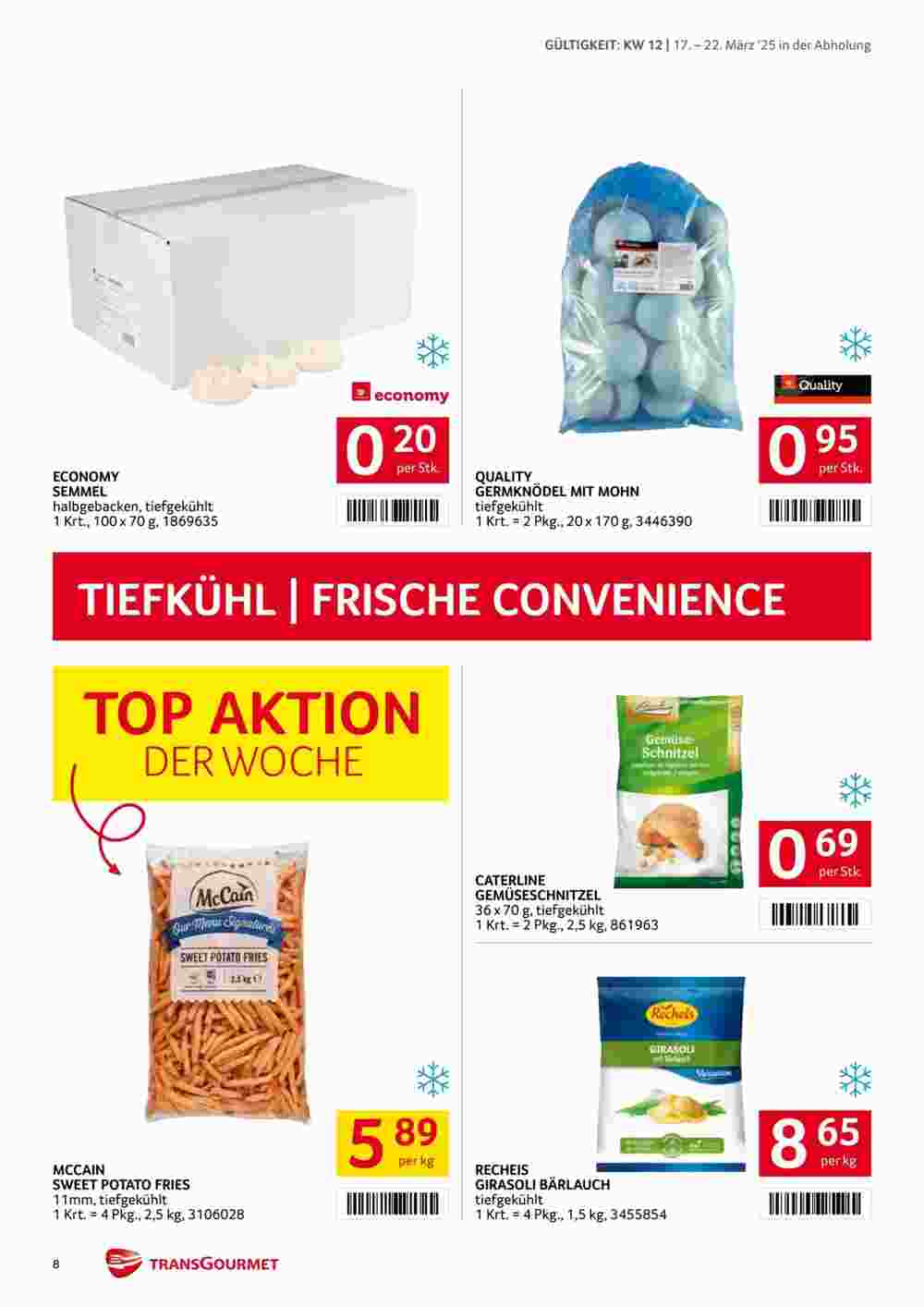 Transgourmet Flugblatt (ab 17.03.2025) - Angebote und Prospekt - Seite 8