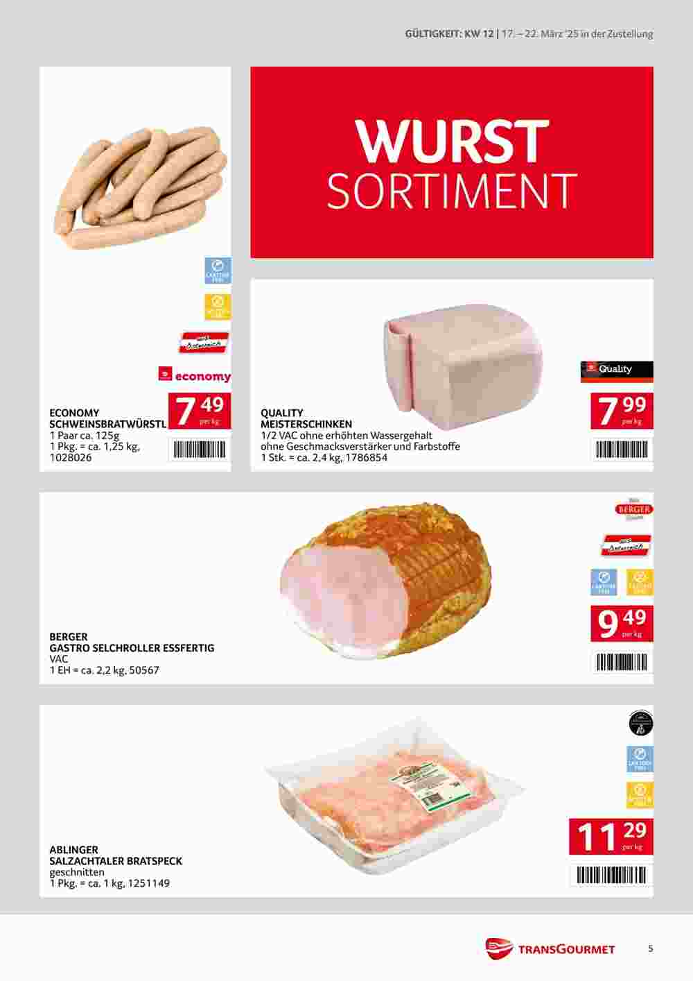 Transgourmet Flugblatt (ab 17.03.2025) - Angebote und Prospekt - Seite 5