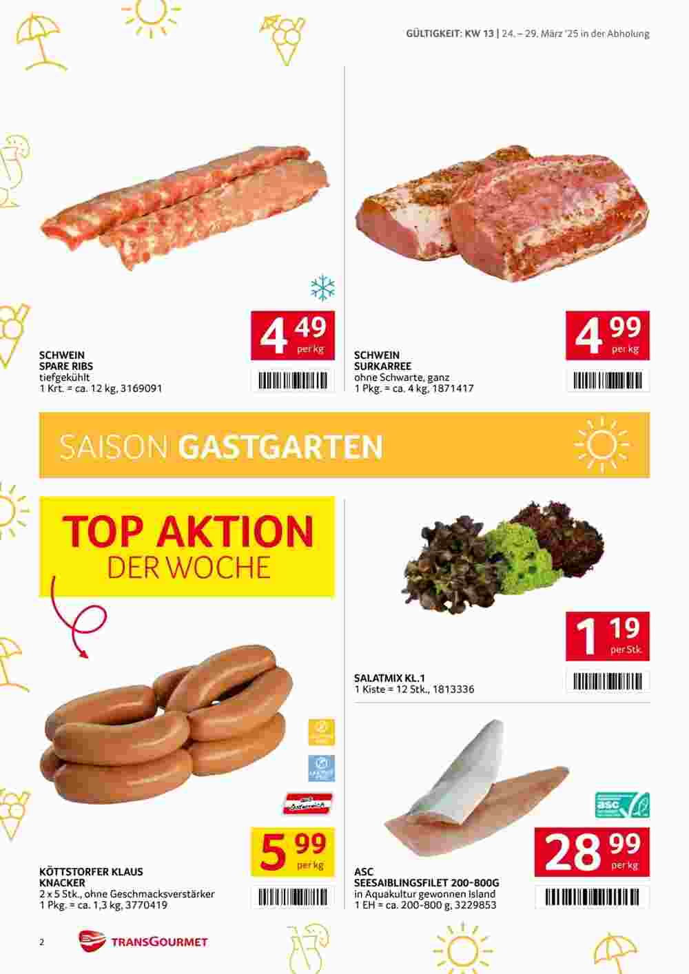 Transgourmet Flugblatt (ab 24.03.2025) - Angebote und Prospekt - Seite 2