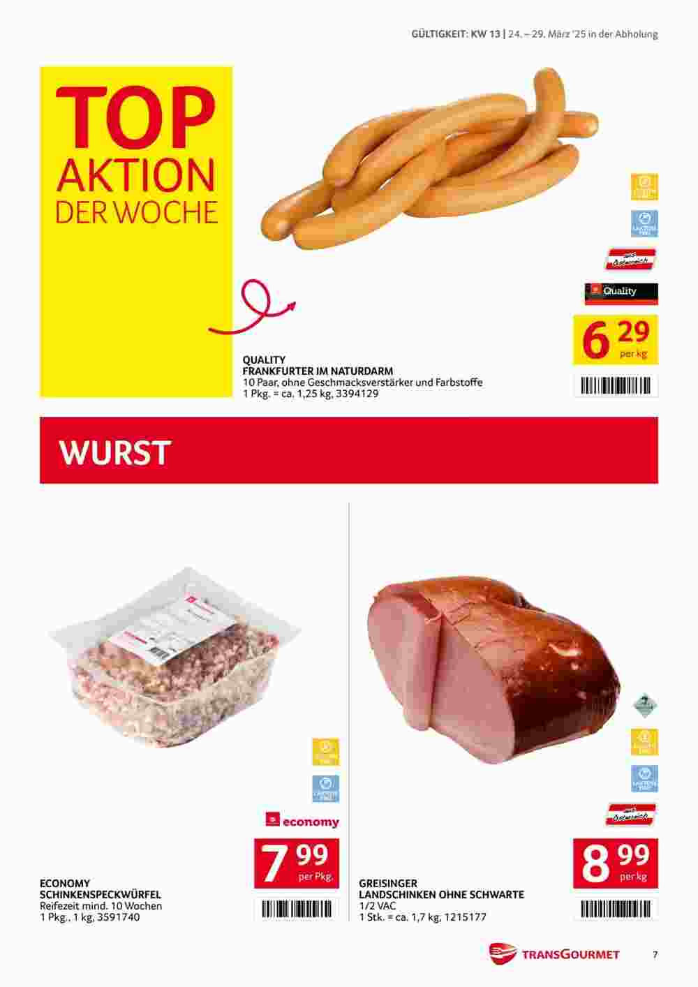 Transgourmet Flugblatt (ab 24.03.2025) - Angebote und Prospekt - Seite 7