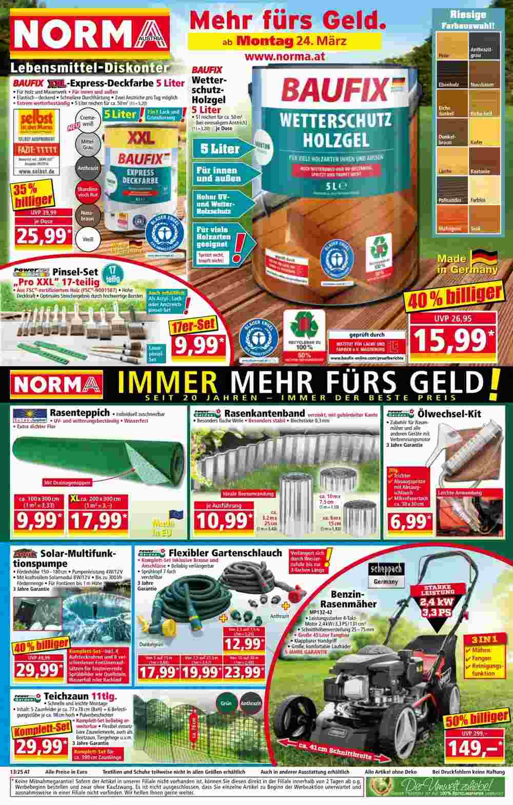 Norma Flugblatt (ab 24.03.2025) - Angebote und Prospekt - Seite 1