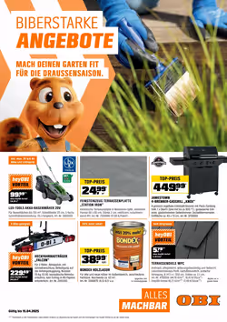 OBI Flugblatt (ab 01.04.2025) - Angebote und Prospekt