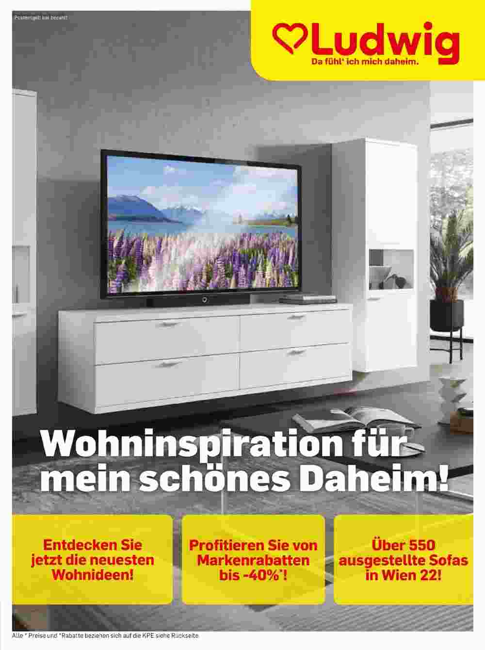 Möbel Ludwig Flugblatt (ab 13.04.2025) - Angebote und Prospekt - Seite 1