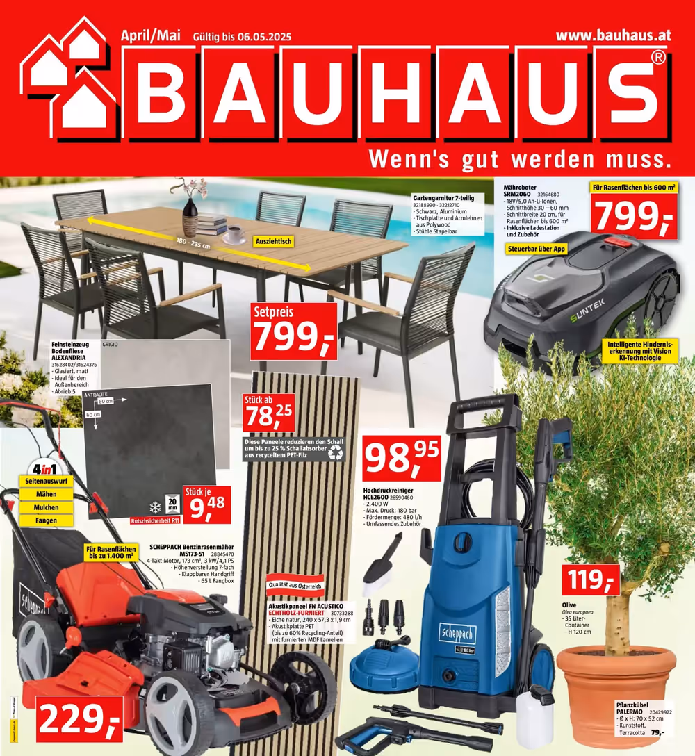 Bauhaus Flugblatt (ab 16.04.2025) - Angebote und Prospekt - Seite 1