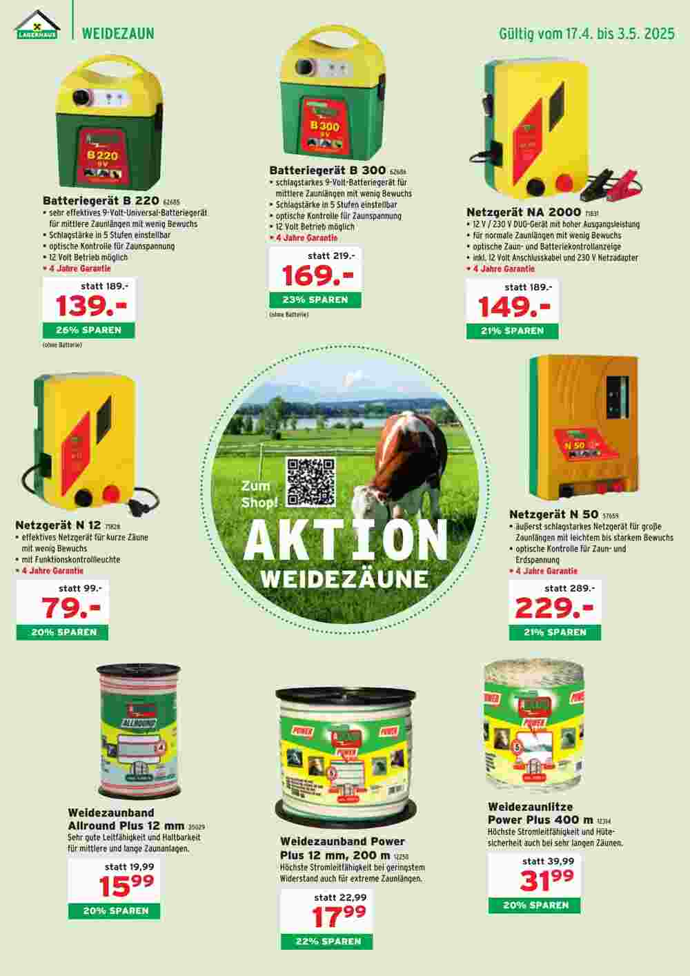 Salzburger Lagerhaus Flugblatt (ab 17.04.2025) - Angebote und Prospekt - Seite 2