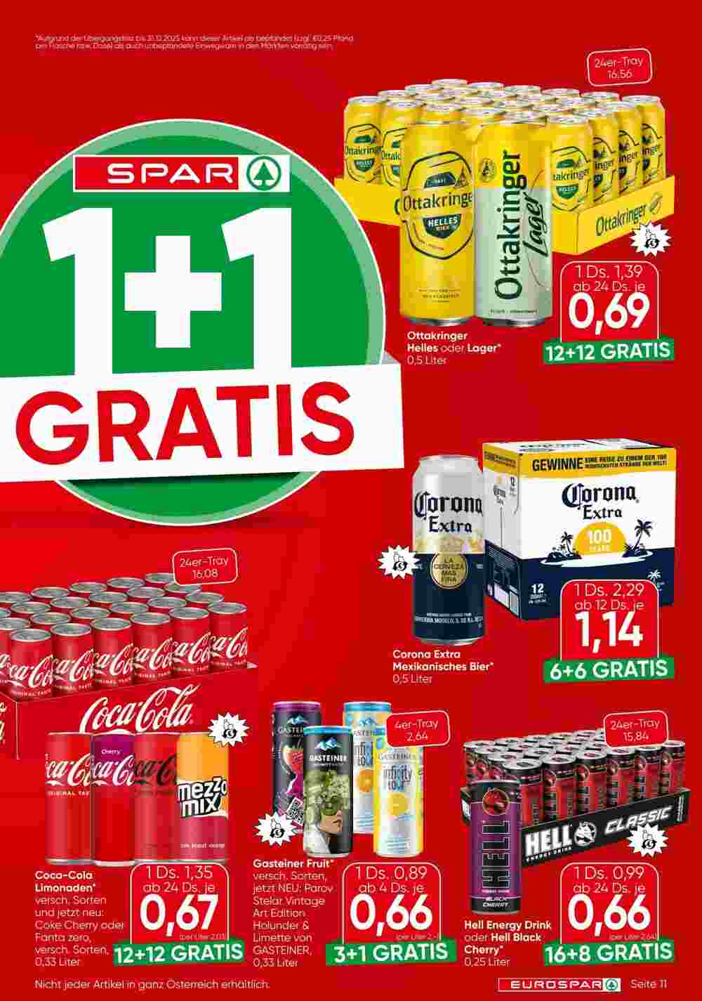 Eurospar Flugblatt (ab 24.04.2025) - Angebote und Prospekt - Seite 11