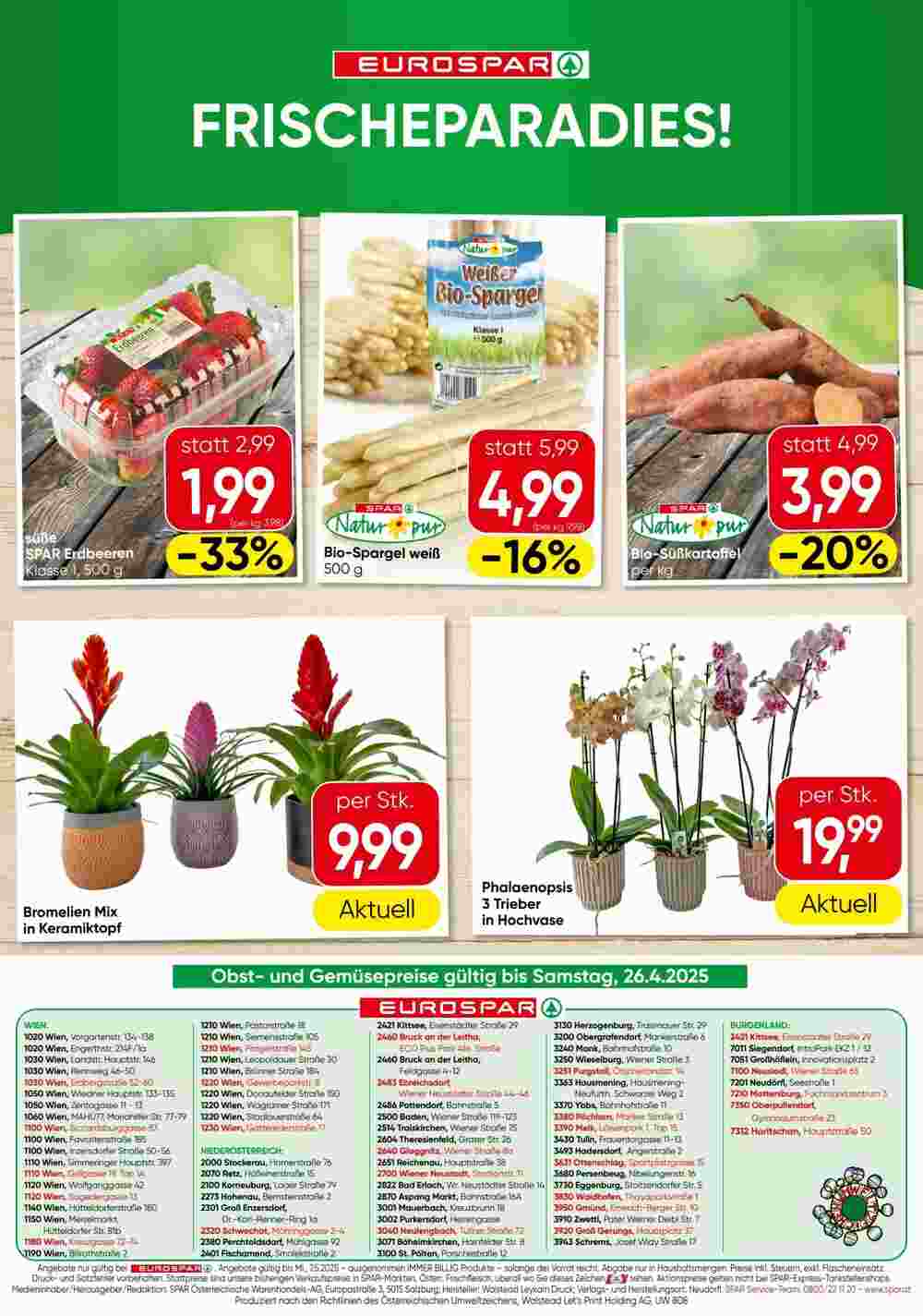Eurospar Flugblatt (ab 24.04.2025) - Angebote und Prospekt - Seite 16