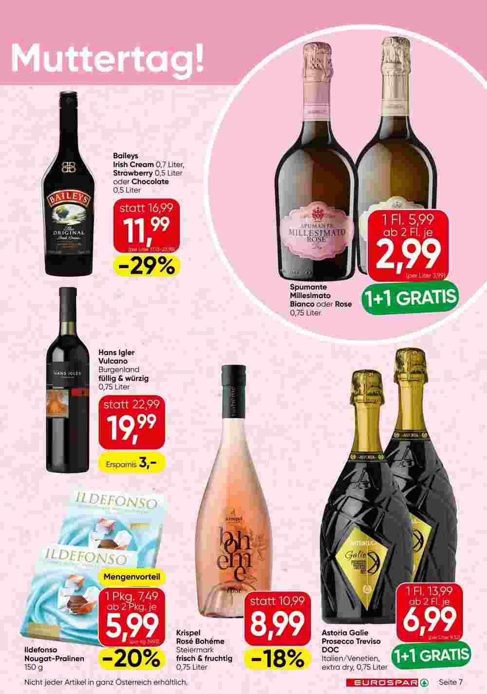 Eurospar Flugblatt (ab 24.04.2025) - Angebote und Prospekt - Seite 7