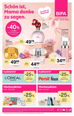 Bipa Flugblatt (ab 24.04.2025) - Angebote und Prospekt