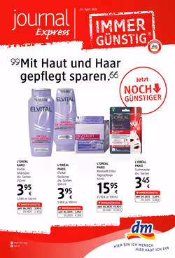 dm Flugblatt (ab 24.04.2025) - Angebote und Prospekt