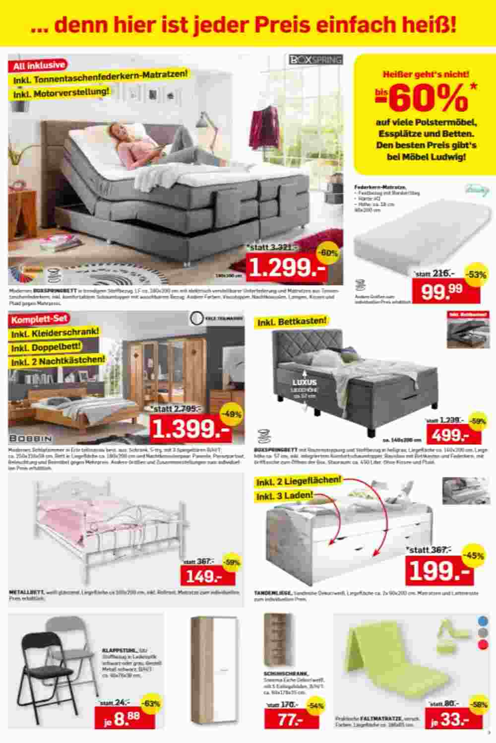 Möbel Ludwig Flugblatt (ab 27.04.2025) - Angebote und Prospekt - Seite 3